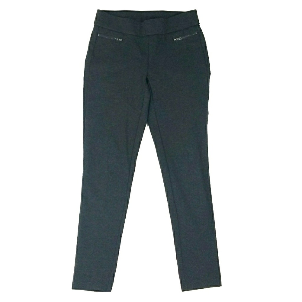 Anne Taylor Petite Dark Grey Pants - Size sp